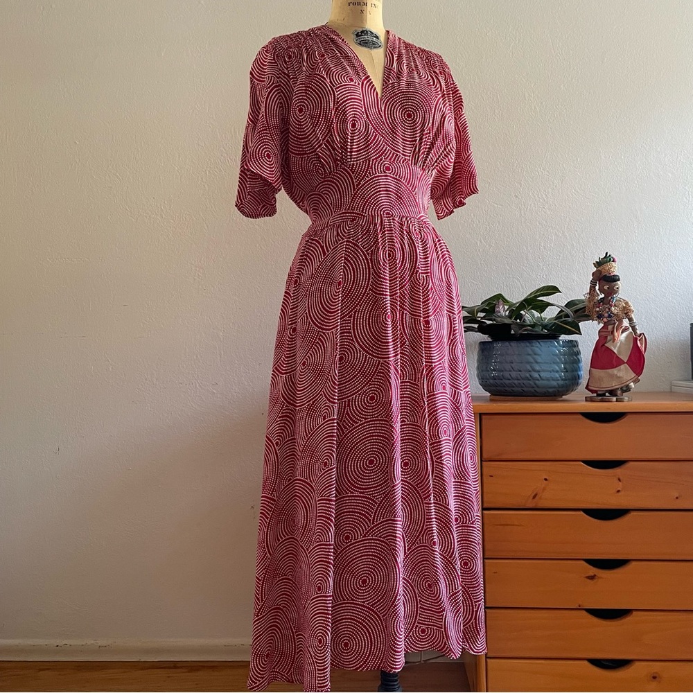 NWT Loco Lindo Rayon Dress - Sz L